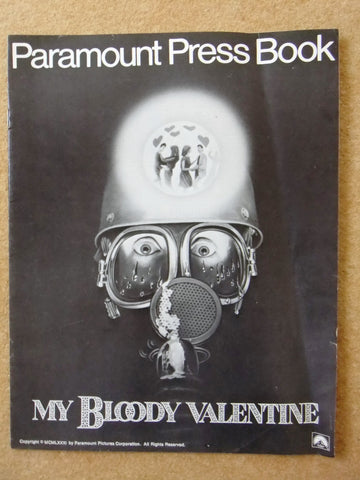 My Bloody Valentine (Paul Kelman) Original Movie Pressbooks 80s