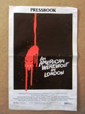 An American Werewolf in London 11x17" Original U.S. Movie Pressbook 80s