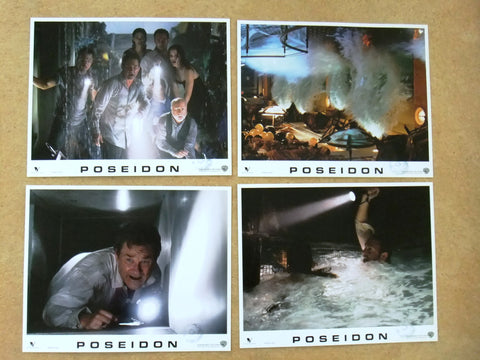 Poseidon (Kurt Russell) 11 x 14" Original Set of 8 Film Lobby Card 2000s