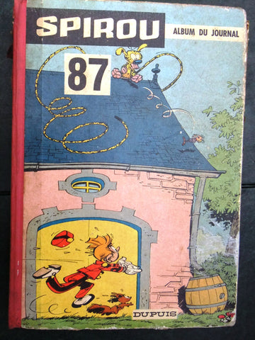 The Journal of Spirou Album No. 87 Binding French Comics 1962