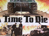 A Time to Die {Rod Taylor} Lebanese 39x27" Original Film Poster 80s