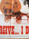 God Forgives... I Don't! (Terence Hil) 39x27" Original Lebanese Movie Poster 60s