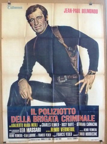 Il Poliziotto Della Brigata Criminale Italian 2F Movie Original Poster 70s