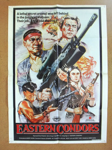 Eastern Condors (Sammo Hung) 39x27" Original Lebanese Movie Poster 80s