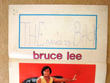 Mano D'acciaio Bruce Lee Italian Film Poster Locandina 70s