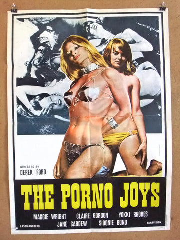 The Porno Joys (Maggie Wright) 27x39" Lebanese Movie Poster 70s?