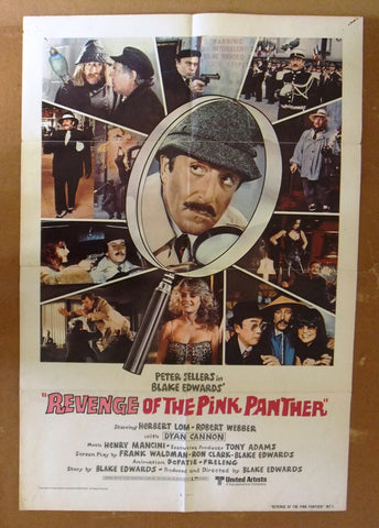 Revenge of the Pink Panther (Peter S) 41x27" US Int. Original Movie Poster 70s