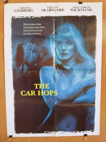 The Carhops (Christina Lindberg) 39x27" Lebanese Original Movie Poster 70s