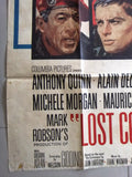 3sh Lost Command {Anthony Quinn} "POOR" Original 41x81 Movie Poster 60s