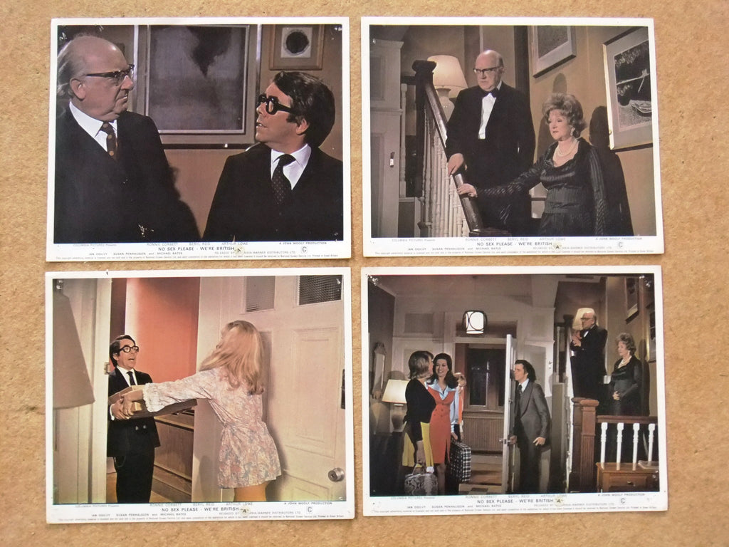 Set of 8 No Sex Please we re British Ian Ogilvy Org 8x10 U S  