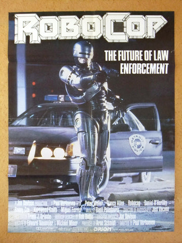 RoboCop {Peter Weller} Lebanese 36x27" Movie Poster 80s