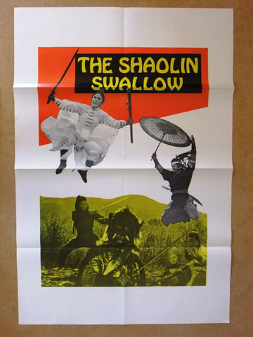 The Shaolin Swallow 41"x27" Origina Movie US Poster 70s