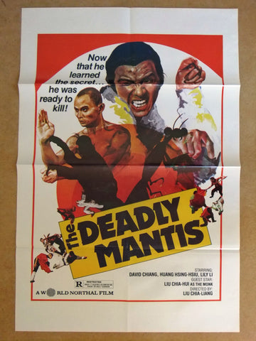 The Deady Mantis 41"x27" Original 1st Movie US Poster 70s