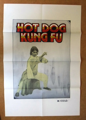 Hot Dog kung Fu 41"x27" Original 1st Movie US Poster 70s