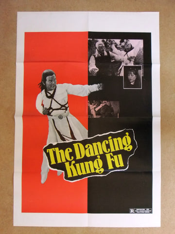 The DANCING KUNG FU {Lung Chun Erh} 41"x27" Original 1st Movie US Poster 70s