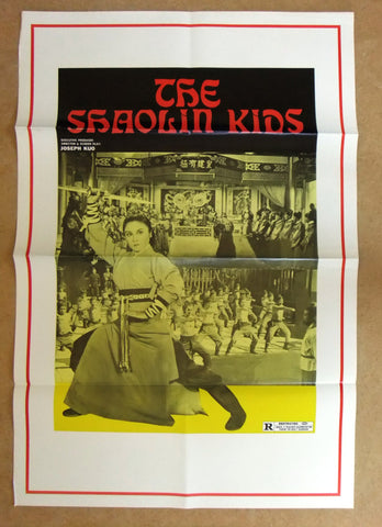 The Shaolin Kids {Polly Ling-Feng Shan} 41"x27" Original 1st Movie US Poster 70s