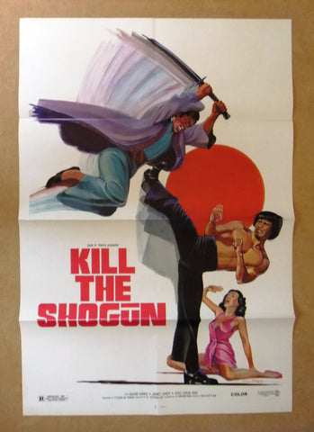 Kill the Shogun {Dae-hi Gang} 41"x27" Original 1st Movie US Poster 70s