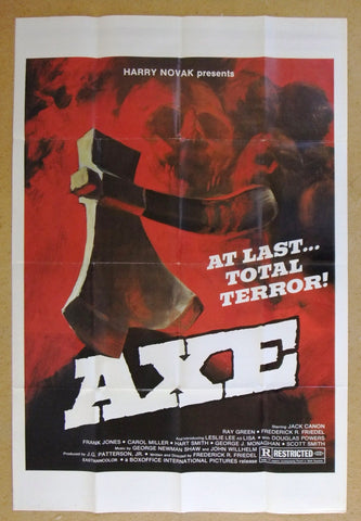 Axe (Jack Canon) 41"x27" Original Horror Movie US Poster 70s