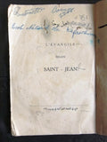 كتاب إنجيل يوحنا بيروت Arabic French L'evangile Selon Saint Jean Bible Book 1934