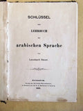 Schlüssel zum Lehrbuch der arabischen Sprache Arabic/German Jerusalem Book 1896