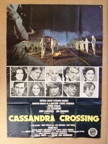 Cassandra Crossing (Sophia Loren) Italian 2F Movie Original Poster 70s