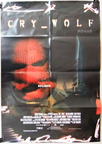 Cry Wolf (Julian Morris) 39x27" Original Lebanese SS Movie Poster 2000s