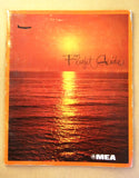 MEA Airlines Flight Guide Lebanese Magazine 1980s?