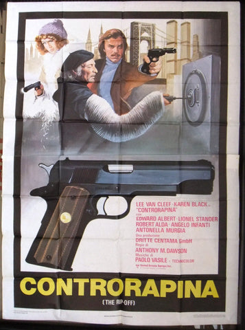 Controrapina (Lee Van Cleef) Italian 4F Movie Original Poster 70s