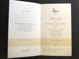 Phoenicia Hotel Menu Beirut Lebanon فندق فينيسيا بيروت Vintage Menu 1965