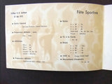 دليل مهرجان رياضي Lebanese Festival Fete Sportive College Jamhour Program 1972