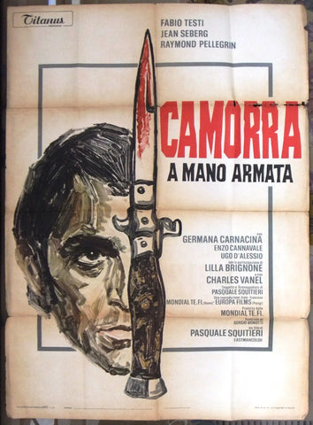 Camorra (Pasquale Squitieri) 46"x61" Italian 2F Movie Original Poster 70s