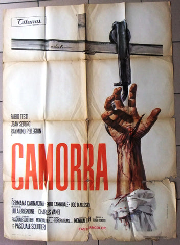 Camorra (Pasquale Squitieri) 46"x61" Italian 2F B Movie Original Poster 70s