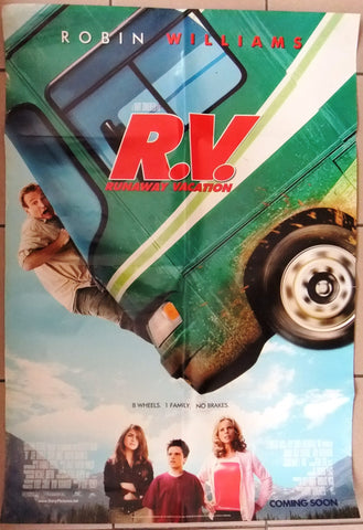 R.V. RUNAWAY VACATION ROBIN WILLIAM Original DS US Movie Poster 2000s