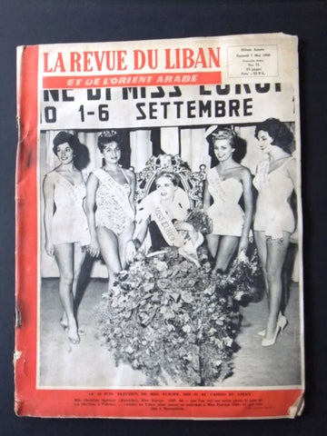 La Revue Du Liban Christine Spatzier Miss Europe Casino Leban French Magazine 60