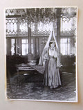 Folklore: 19th Century Woman's Costume Original Lebanese Lebanon Photo 1960s