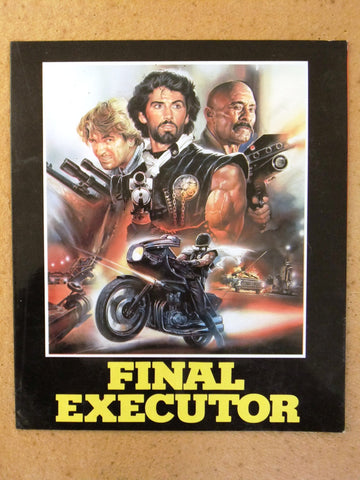 FINAL EXECUTOR (Harrison Muller) Original Movie Italian Programs 80s