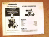 Duel of Death {Dennis Weaver} Original Movie Pressbooks 70s