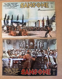 (Set of 8) Sansone (Brad Harris) Original Italian Film Lobby Card posters 60s