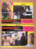 (Set of 10) Sensualità morbosa (Cherie Latimer) Italian Film Lobby Card 70s