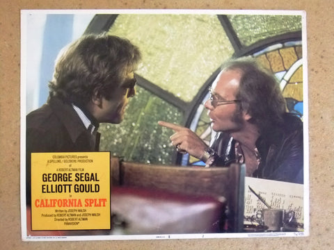 (Set of 5) California Split (George Segal) 11x14 Org. U.S Lobby Cards 70s