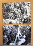 (Set of 21) Gungala (Kitty Swan) 7x9" Film Original B&W Stills RARE Photos 60s