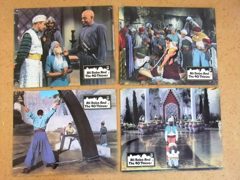 {Set of 4} Ali Baba and the Forty Thieves Maria Montez German Lobby Cards 40s