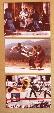 {Set of 5} The Fearless Hyena Jackie Chan Kung Fu Movie Color Org Photos 70s