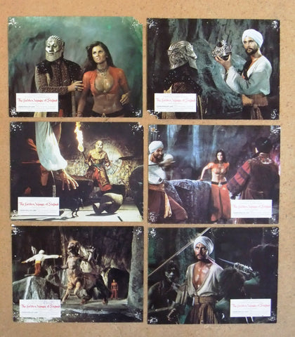 (Set of 6) The Golden Voyage Of Sinbad French Original LOBBY CARDS 70s