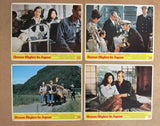 (Set of 8) Seven Nights In Japan (Michael York) 11x14 Org. U.K Lobby Cards 70s