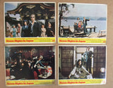 (Set of 8) Seven Nights In Japan (Michael York) 11x14 Org. U.K Lobby Cards 70s