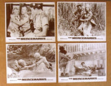 (Set of 8) The Mercenaries {Yvette Mimieux} 14x11" Original Lobby Cards 60s