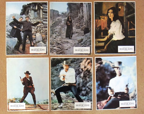 {Set of 16} Dead or Alive (Alex Cord) French Original LOBBY CARDS 60s