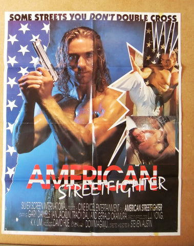 American Streetfighter {Gary Daniels} Original Lebanese Movie Poster 90s