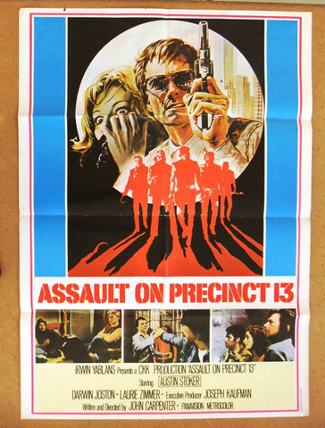 Assault on Precint 13 (Austin Stoker) 27x39" Original Lebanese Movie Poster 70s